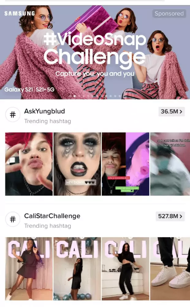 samsung challenge in tiktok