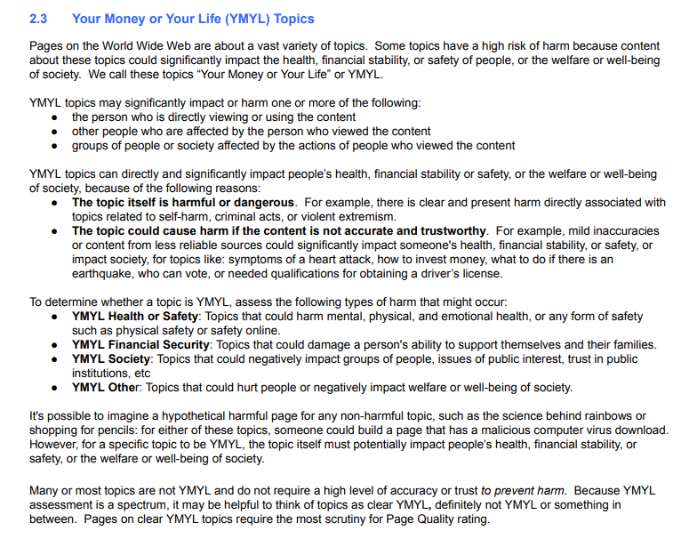 2025 Google Search Quality Evaluator Guidelines